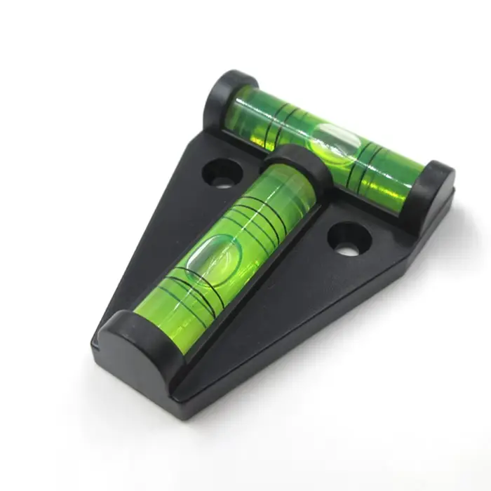 Mini niveau à bulle à 2 voies, outils de mesure horizontale à bulle en forme de T, Mini niveau à bul