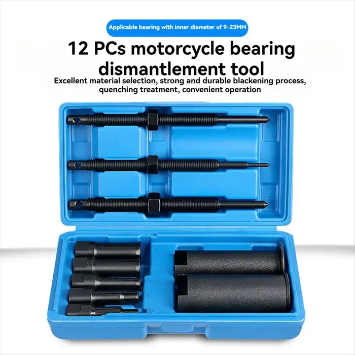 *ABDH Kit de retrait de roulement intérieur de moto Kit d'extracteur