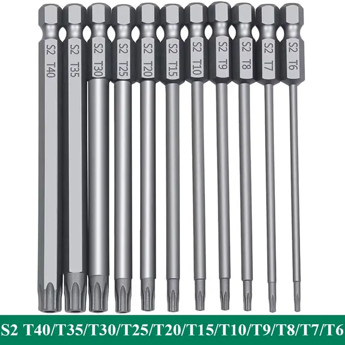 Jeu d'embouts de tournevis à tête Torx magnétique