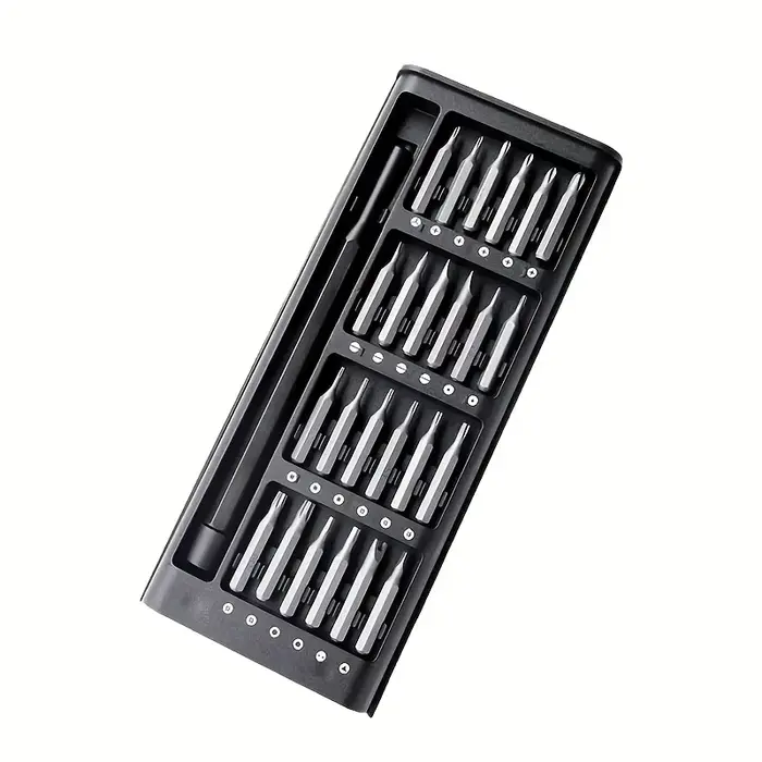 Jeu de mini tournevis 25 en 1, tournevis à tête plate et à tête cruciforme, adaptés aux produits éle