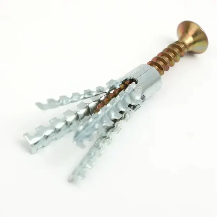 Vis d'expansion dentelées en métal
