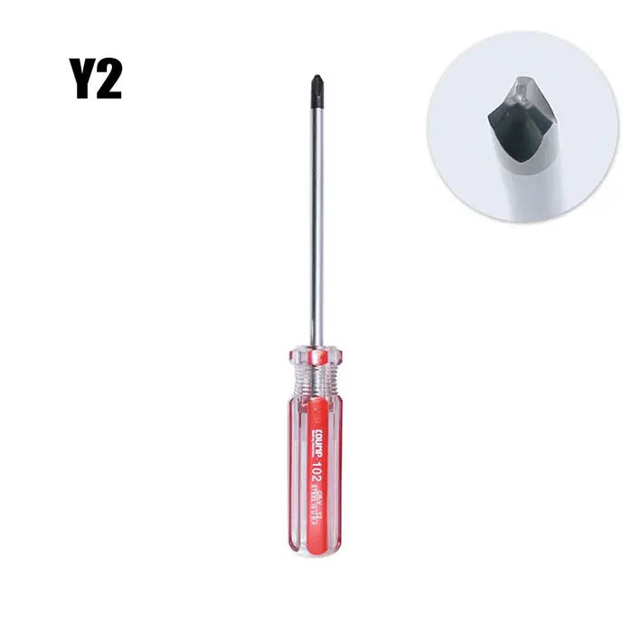 Jeu de tournevis en forme de Y en acier au Chrome Vanadium