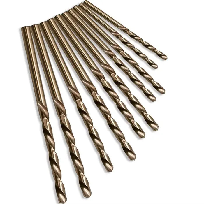 10 pièces/ensemble HSS M35 foret au Cobalt 1mm 1.5mm 2mm 2.5mm 3mm foret revêtu de Cobalt outil élec