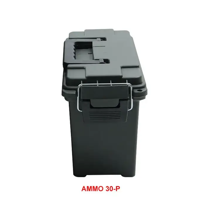 Boîte à munitions en plastique, stockage sûr d'armes, boîte à munitions légère et haute résistance, 