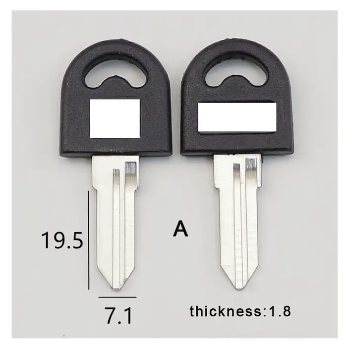 Clé vierge adaptée au bureau, boîte aux lettres, tiroir, bureau, classeur, armoire d'ordinateur
