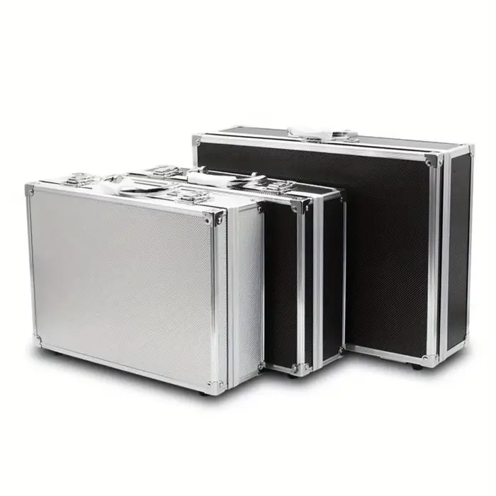 DONBox-Mallette de rangement portable en aluminium pour équipement de sécurité