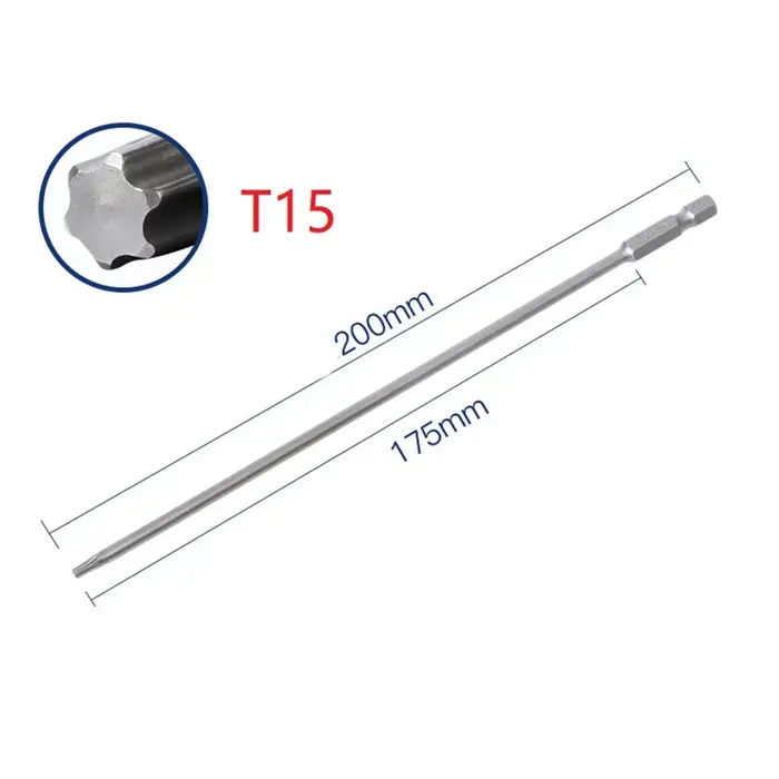 Embouts de tournevis Torx magnétiques à T10-T30 longue