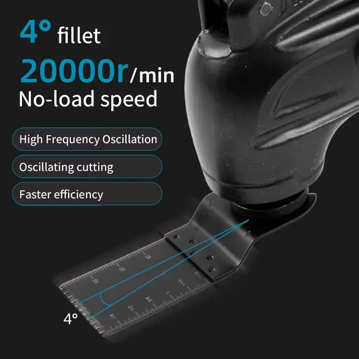 Outil oscillant à dégagement rapide MAKITA 18V, 6 vitesses, sans fil, multi-vibrations, outil foncti