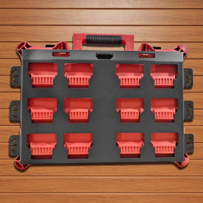 Lot de 2 plaques de montage pour boîte à outils compatibles avec Milwaukee Packout