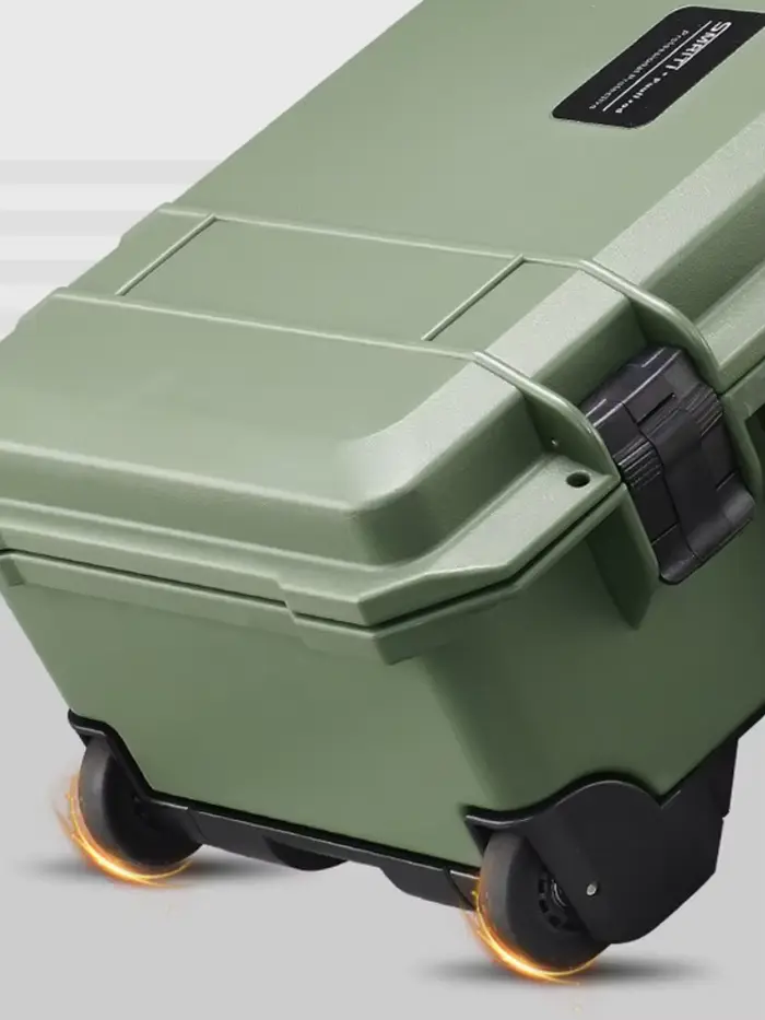 Boîte à outils portable avec roues