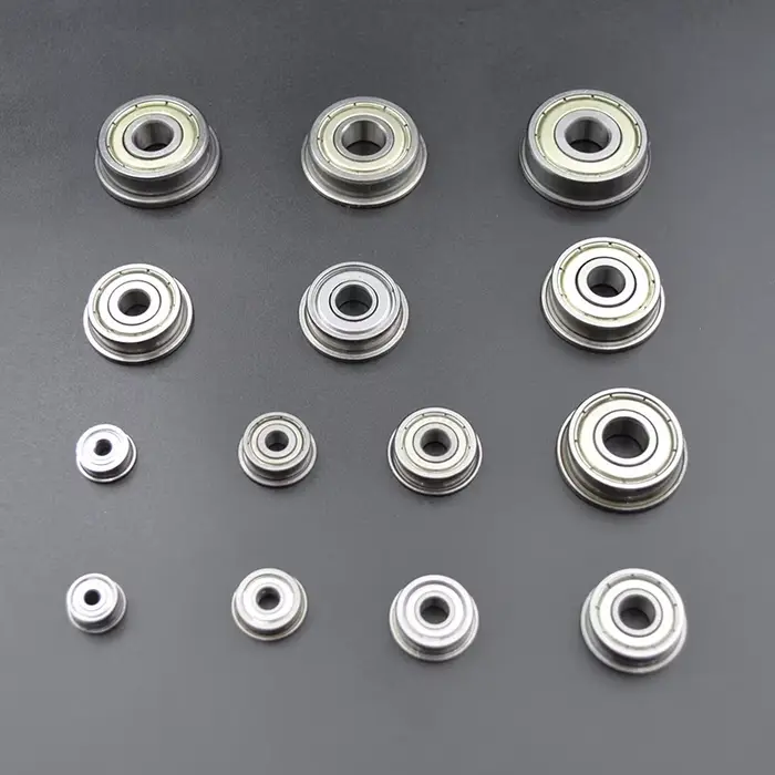 10 pièces roulements à bride alésage 2mm 3mm 4mm 5mm 6mm 7mm 8mm 9mm 10mm F625 F605 F608 MF105 MF115 F695 ZZ roulement