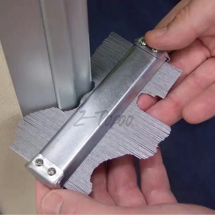 Outil de mesure de duplicateur de contour en métal, jauge de fierté, outil de charpentier, 5 po, 6 p