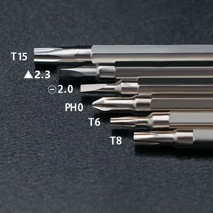 Tournevis multifonction 6 en 1 Sécurité Tamper-Verde CR-V Chrome Vanadium Acier Embout magnétique Hex Torx Outil à main par PROthelents Textiles