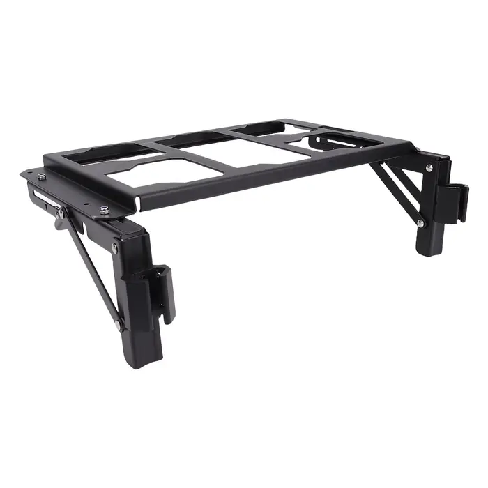 Plaque de montage latérale pour boîte à outils en alliage d'aluminium, support pliable pour boîte à 