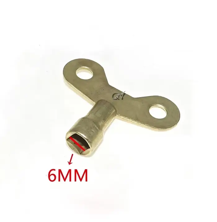 Clé de robinet de 4 pouces, poignée carrée, tête de 6 mm, clé antivol universelle pour extérieur