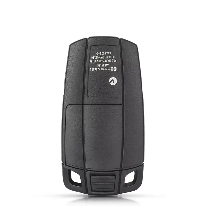 KEYYOU pour BMW 1 3 5 6 série E90 E91 E92 E60 télécommande 3 boutons coque de clé de voiture lame intelligente Fob housse