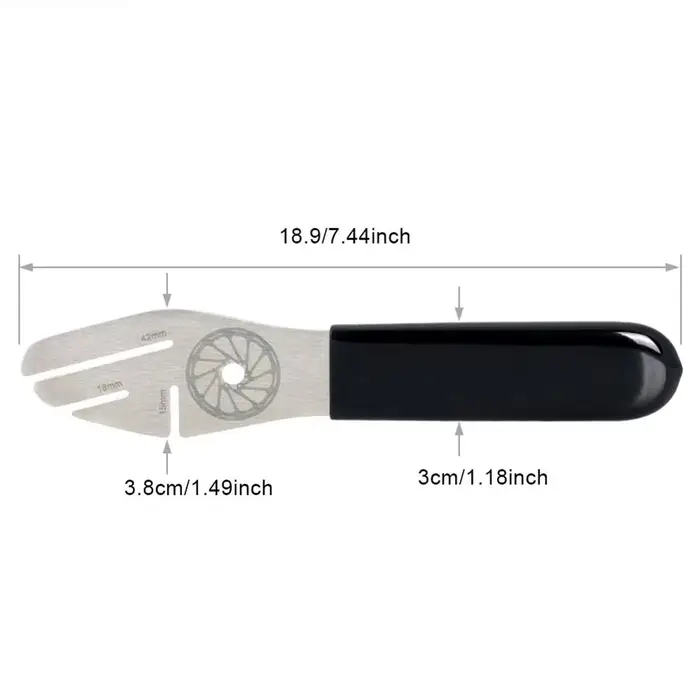 Outil de réparation de freins de vélo en acier inoxydable, outil de réglage et de correction de l'al