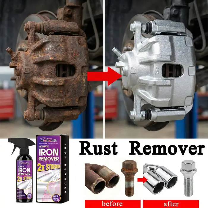 Spray anti-rouille puissant pour l'élimination de la rouille sur les métaux, voitures, vélos, outils