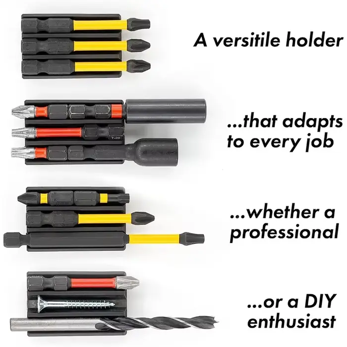 Support magnétique pour embouts de perceuse, pour visseuses à chocs Dewal/Milwaukee et perceuses éle