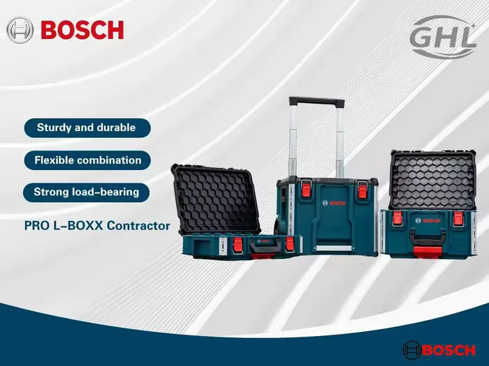 Boîte à outils empilable multifonctionnelle BOSCH importée
