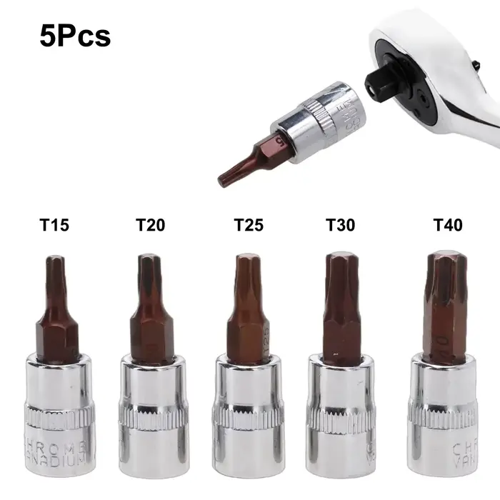 Embouts de tournevis Torx 1/4 pouces