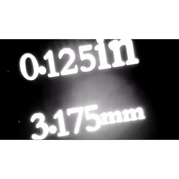 Règle de calibration de fibre optique pour microscope