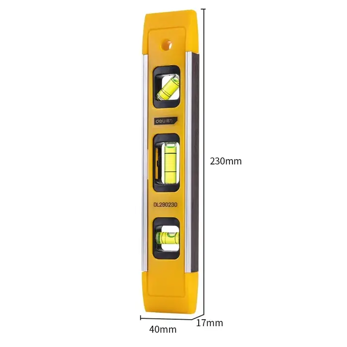 Deli – règle de niveau Portable 3 en 1, niveau à bulle de haute précision, outils de quincaillerie d