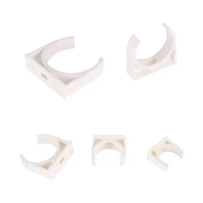 5 pièces 20/25/32/40/50mm colliers de serrage en PVC Support de tuyau d'eau connecteurs de tuyaux en PVC
