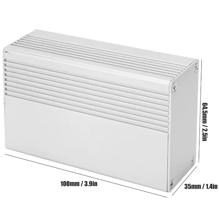 Boîte de projet en alliage d'aluminium