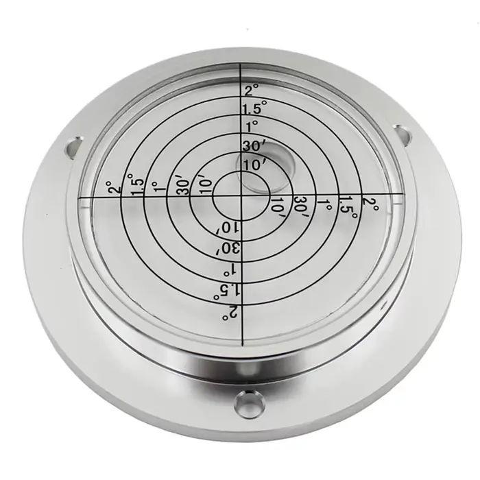 HACCURY niveau de disque métallique de haute précision grue niveau bulle taille 80x62x15mm couleur b