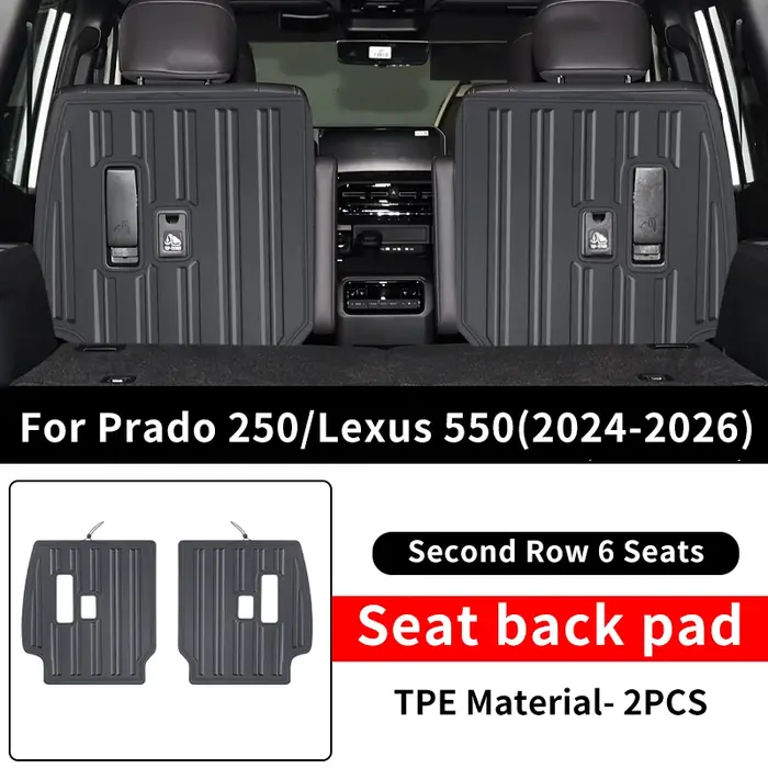 For Toyota Land Cruiser 250 2024 1958 Troisième rangée Siège Retour Coussin LC250 FJ250 Série Intérieur Mis à niveau Accessoires Modification Tuning