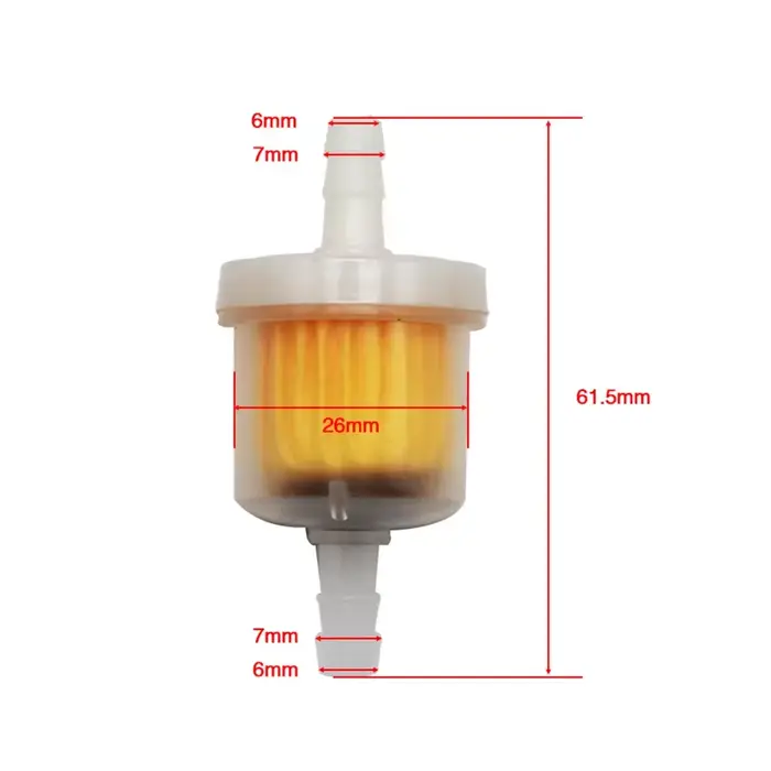 Universel 10 pièces/ensemble 6mm tuyau moto essence gaz carburant