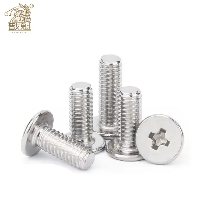 Vis à empreinte cruciforme en acier inoxydable 100304 /50/20 pièces, m1.4, m1.6, M2, M2.5, m3, M4, M5, M6, M8, CM encastré en croix,