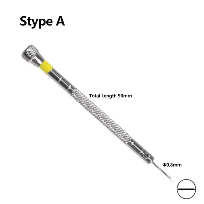 Petit tournevis en acier pour la réparation de lunettes de montre, outils à main portables, retrait 