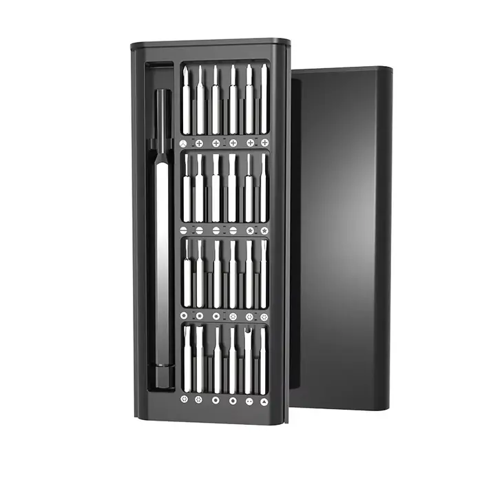 Jeu de tournevis de précision magnétique 25 en 1 avec Mini jeu de tournevis de poche 24 pièces, peti