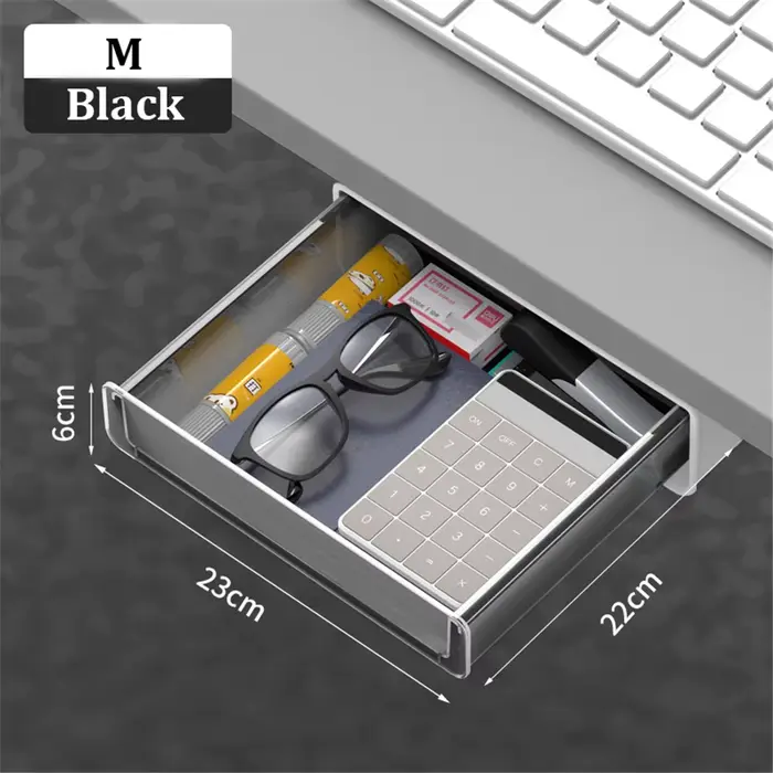 Boîte de rangement de bureau sous le bureau
