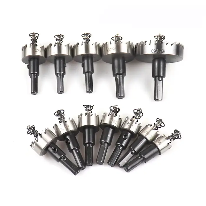 Scie cloche HSS 16-100mm Cobalt acier rapide M35 ensemble d'outils