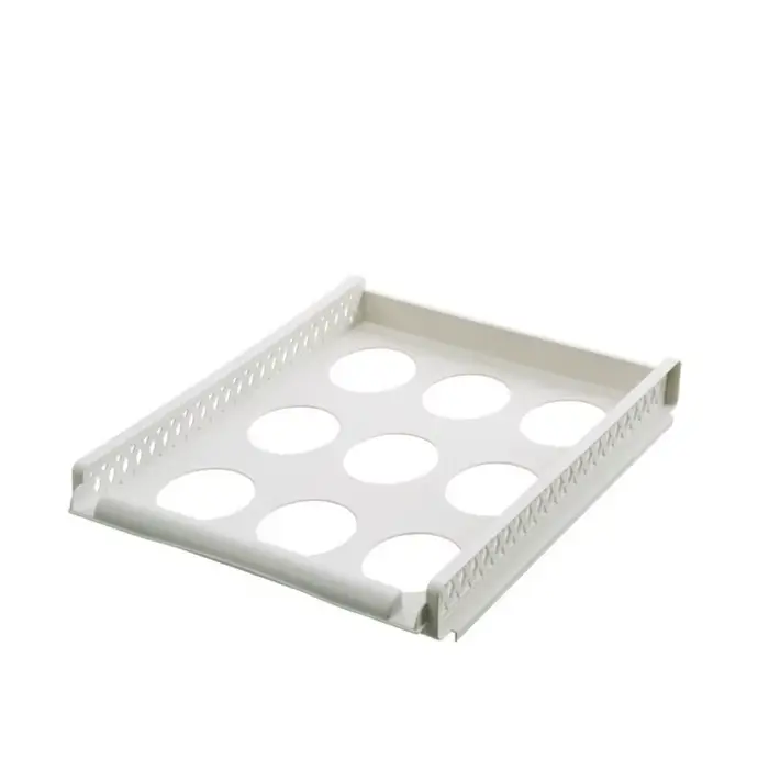 Étagère de rangement pour vêtements en plastique, grande capacité, empilable, avec compartiments sup