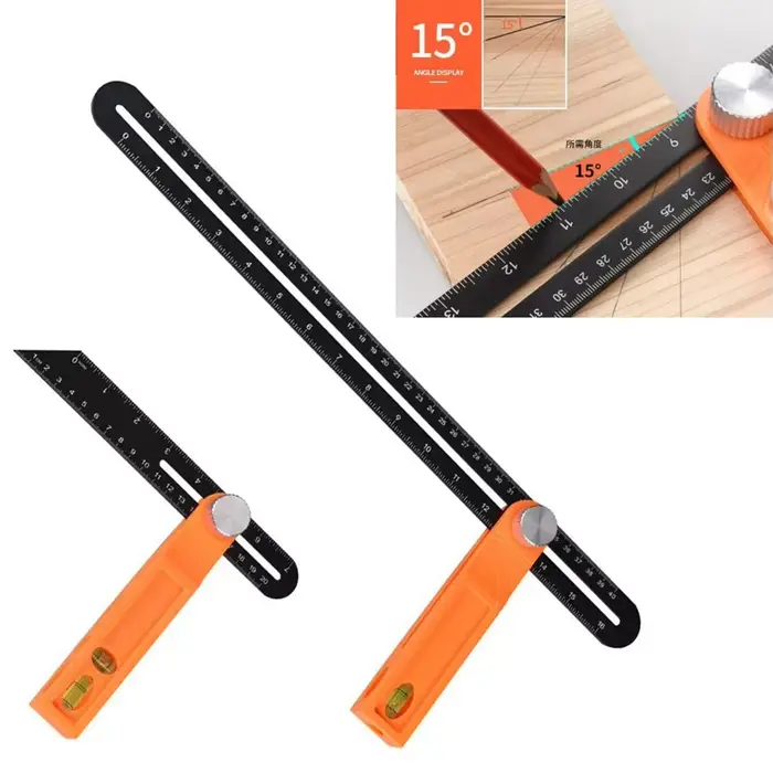 Jauges de règle d'angle en forme de T de 20/40cm