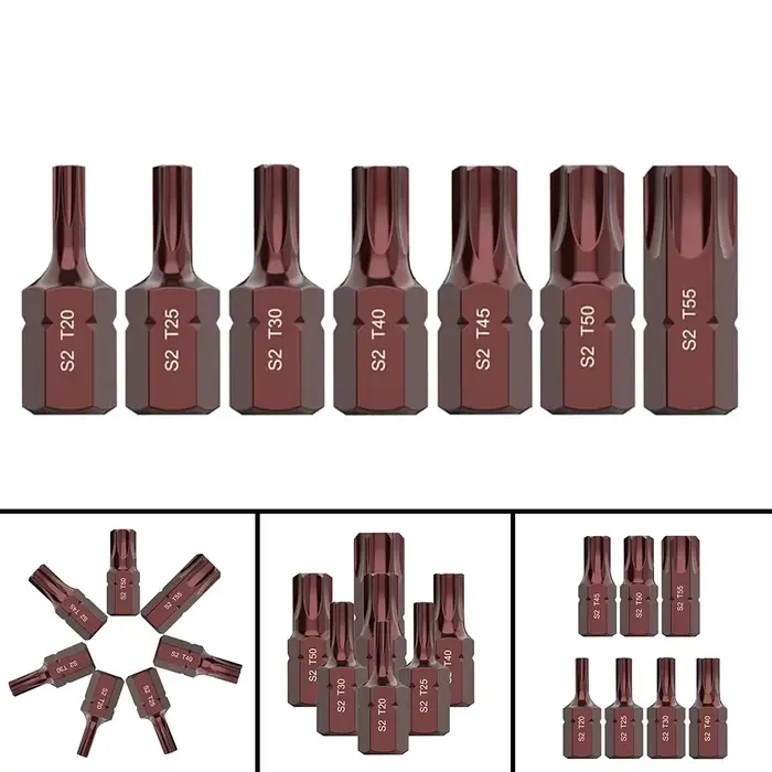 Embouts de tournevis électrique Torx 30/75MM T20/25/30/40/45/50/55