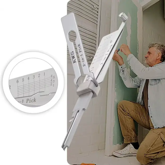 Pour serrurier professionnel Lishi 2 en 1 outil SC4 SC1 SS001 Pro SS002 Pro SS002R R52 KW1 KW5 outils pour porte de maison clé civile
