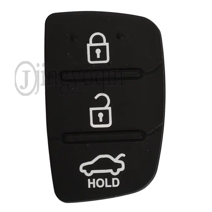 Jingyuqin 10 pièces tampon de réparation de clé à distance de voiture pour Mistra Hyundai HB20 SANTA