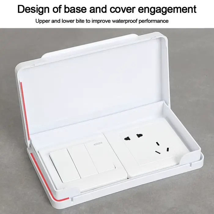 Boîte étanche de prise en plastique