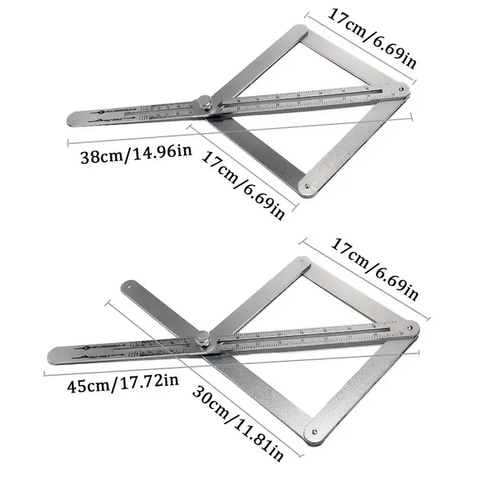 Détecteur d'angle de mesure d'angle avec échelle claire