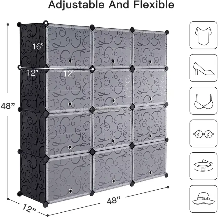 Armoire modulaire pour gagner de l'espace