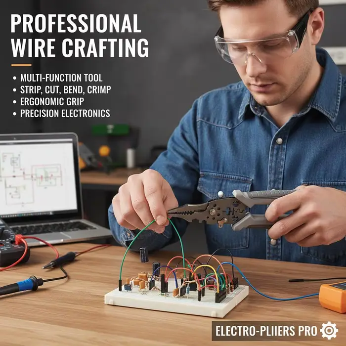 Pince à dénuder les fils pour électricien professionnel