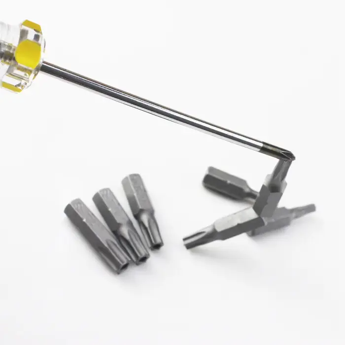 Embouts de tournevis Torx de 25mm avec trou T10 T15 T20 T25 T27 T30 T40