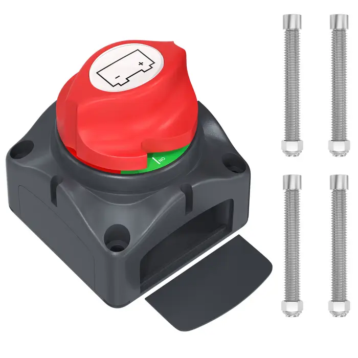 DaierTek-Joli de déconnexion de batterie en cuivre, 12V, 48V, pour véhicules RL UTV, bateau