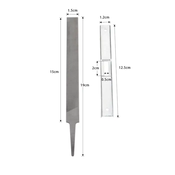 Kit de lime plate pour tronçonneuse générale, jauge de profondeur 150mm, STIHL JOSaw Raker, guide de