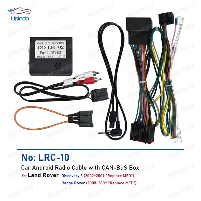 Accessoires de voiture câble Radio Android adaptateur CANBus pour Land Rover Discovery 3 Range